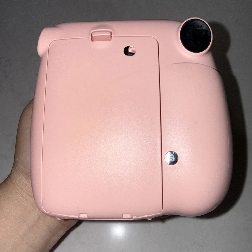 Fuji Instax Mini 7 + Plus Camera Light Pink Tested and Working